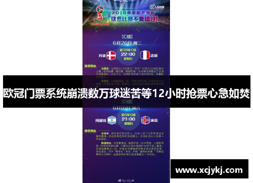 欧冠门票系统崩溃数万球迷苦等12小时抢票心急如焚